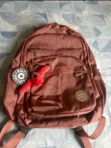 Mochila kipling Rosa metálica