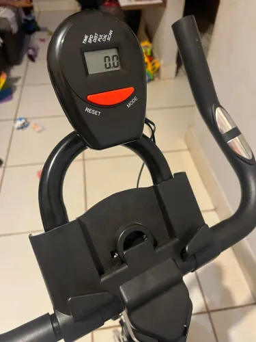 Kit musculação em casa Bicicleta + anilhas 40k
