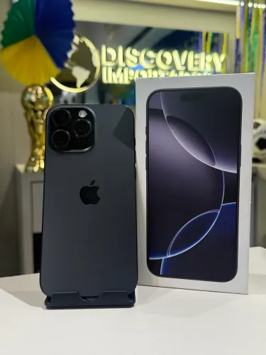 iPhone 16 Pro Max 256GB Preto Seminovo com Garantia Apple