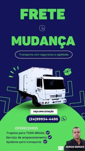 Mudança e fretes e transporte *