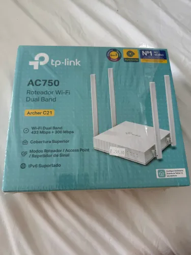 Roteador Wi-Fi dual band tp-link AC750 Archer C21