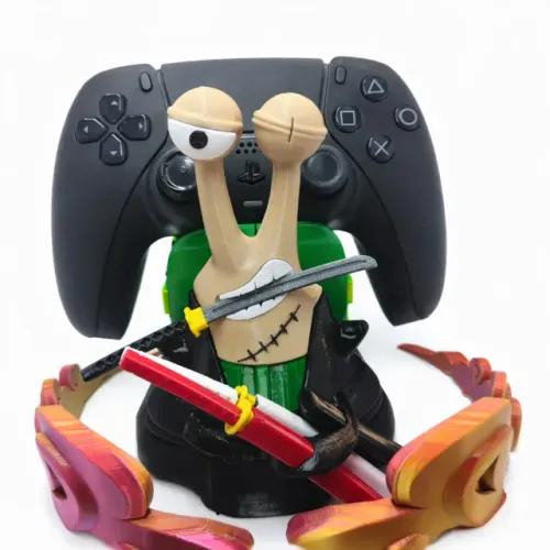 (Sob encomenda) Suporte de Controle - Zoro Den Den Mushi (One Piece)