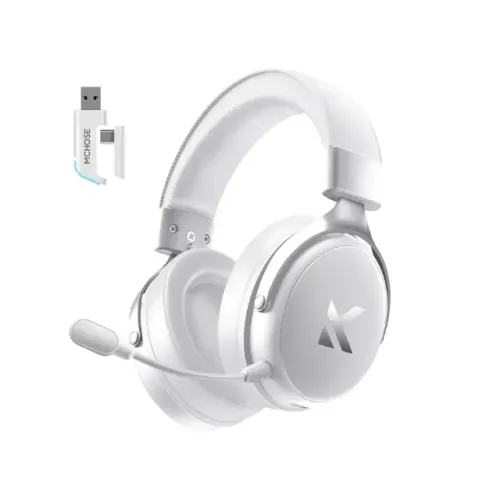 Headset Gamer Sem Fio MCHOSE V9 Pro 7.1 - Bateria 250h / Latência Zero (Novo)