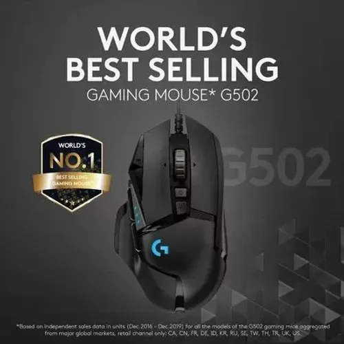 MOUSE LOGITECH HERO 502 SUPEEEERRR NOVOOOO!!! COM EMBALAGEM ORIGINAL.