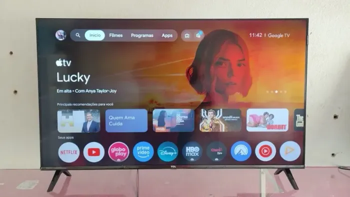 QLED TV BOA BARATA E COM ATÉ 01 ANO DE GARANTIA-SMART TV QLED 40 TCL