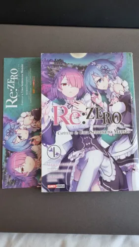 Mangá Re:Zero Capítulo 2 Volume 1 com Marca Páginas