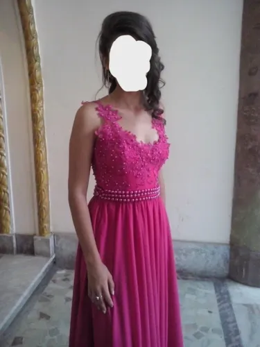 Vestido de festa Rosa Pink