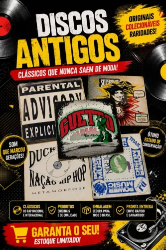 5 Discos Antigos Clássico Raros.