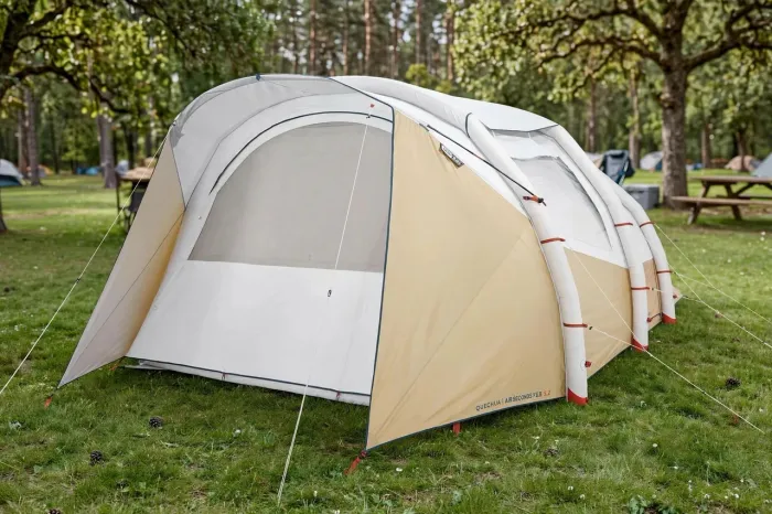 Barraca inflável Quechua Air Seconds 5.2 F&B 5 pessoas 2 quartos Família