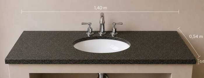 Pedra Granito 1,4 x 0,54m - aceito cartão e trocas