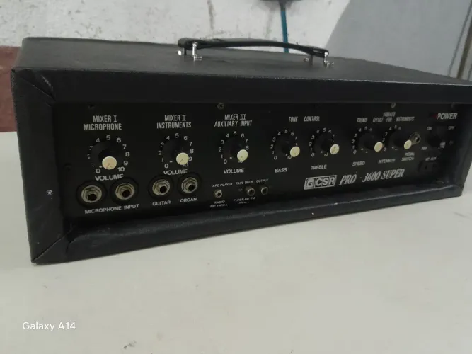Amplificador de som cabeçote