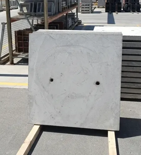 Tampa de Concreto armado reforçada 80x80cm - 5cm espessura