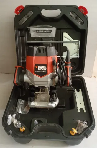 Tupia Coluna Black&decker Profissional 110V 1200w Rp250BE - USADO