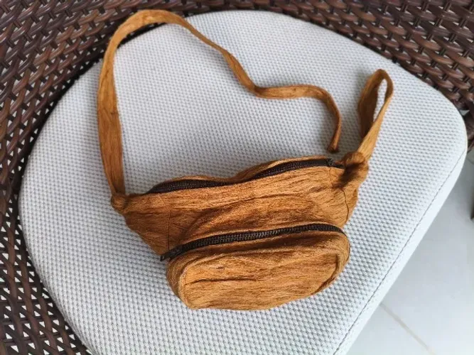 Pochete de Bali artesanal em fibra de coco