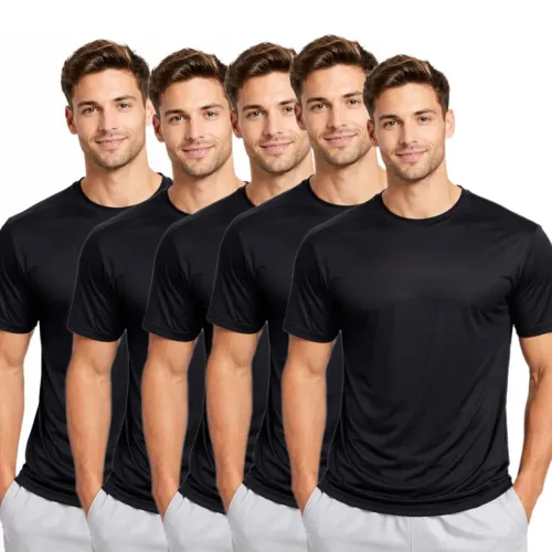 Kit de Camisas Dry Fit masculina Lisa