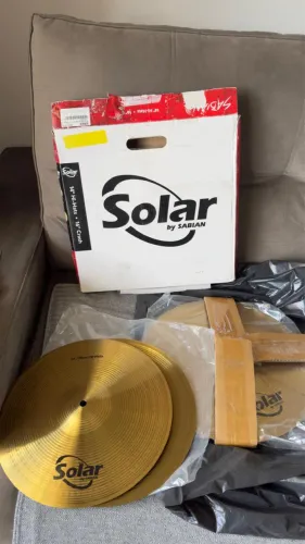 Sabian Solar kit Chimbal 14 e Crash 16 