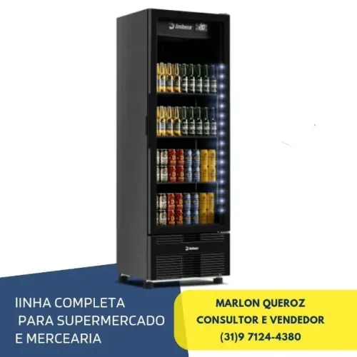 Cervejeira 565L Porta de Vidro Imbera