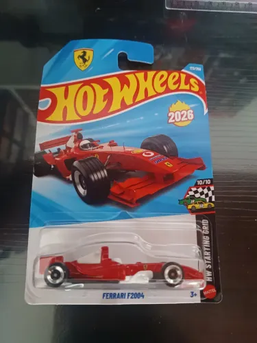 Hot wheels - ferrari f2004 miniatura 1:64
