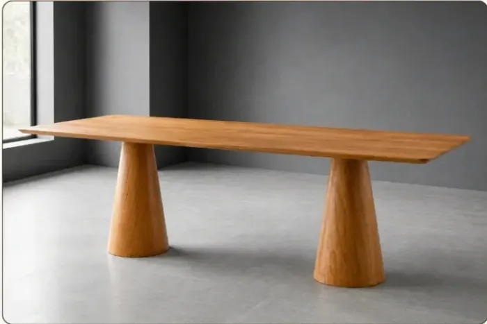Mesa Lisianto 100% madeira 2,20m × 1,10m