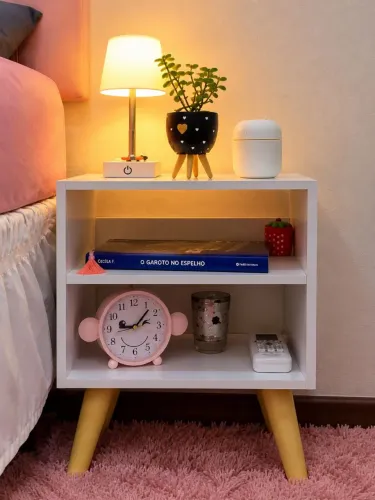 MESA DE CABECEIRA RETRO COMPACTA