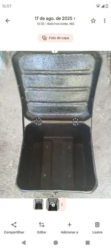 Baú de moto 90 litros 