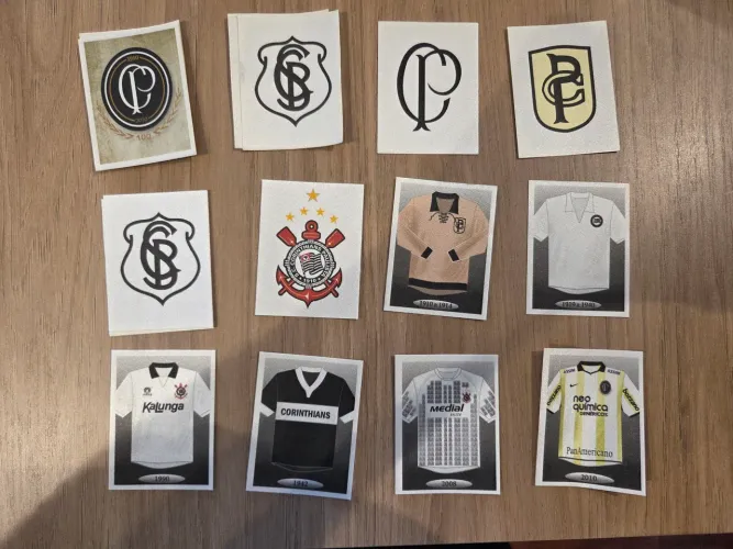 figurinhas corinthians do álbum campeão dos campeões
