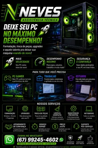 Formatação,reparos, etc