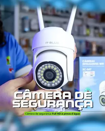 Câmera externa IP a prova de água infravermelho 