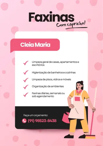 Faço faxina! 