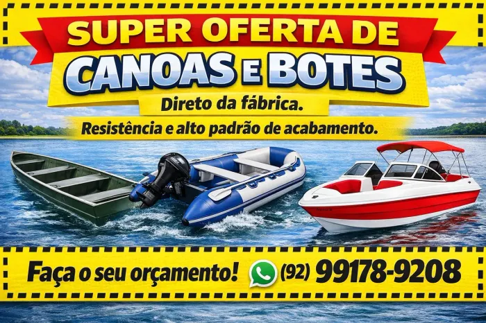 ? Promoção Relâmpago - Canoa 6m Alumínio R$ 6.500 | Pronta Entrega | JP Náutica