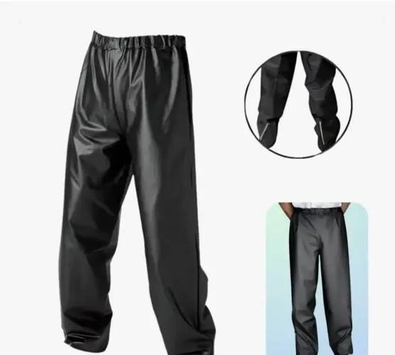 Calça impermeável de chuva para motoqueiro