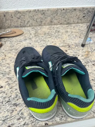 Chuteira Joma Top Flex Society Azul e Verde