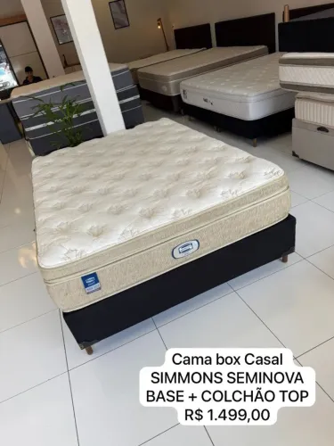 Colchão de Casal SIMMONS SEMINOVO TOP - Entregamos!! 