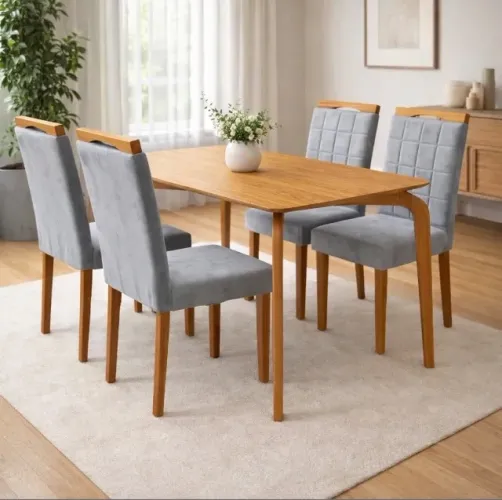 Conjunto de Jantar Átria 4 Lugares
