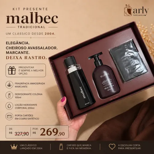 Kit Perfume Malbec Tradicional 