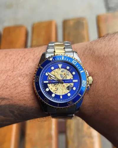 Relógio Masculino Curren Luxo Casual Elegante