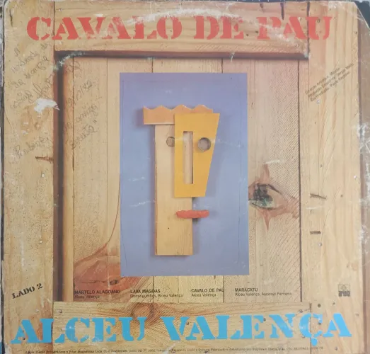 Alceu Valença - cavalo de Pau LP vinil, a capa está desgastada, vinil sem arranhões , ok 