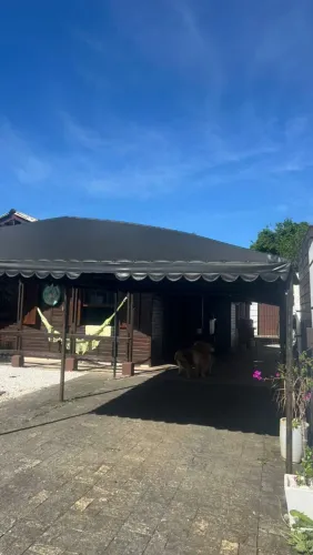 Estrutura em aco com 3.40 x 4.80 em aço  Somente a estrutura