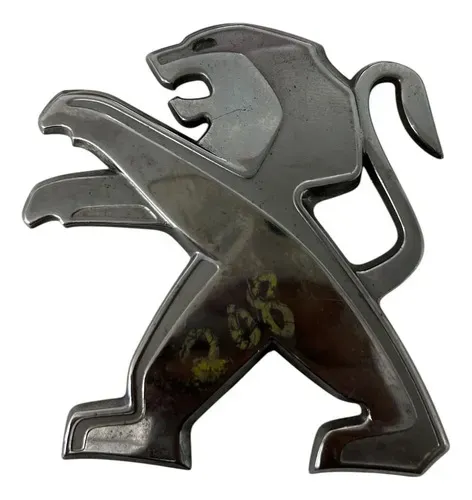 Emblema Capo Peugeot 208 2012/2018 *7 Cinza