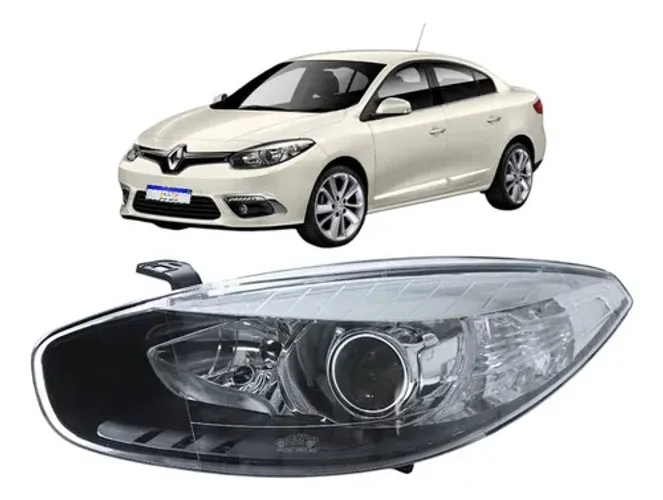 Farol Renault Fluence Fume Elétrico 2014 15 16 2017 2018 Le Esquerdo/motorista