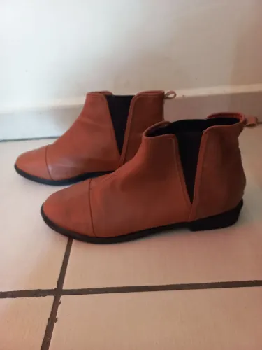 Bota cano curto caramelo tamanho 38