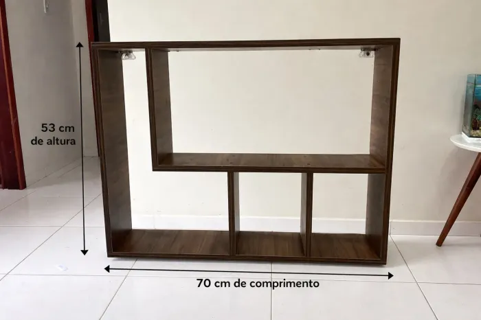 Nicho Decorativo de Madeira 70x53 cm - Lindo e Resistente