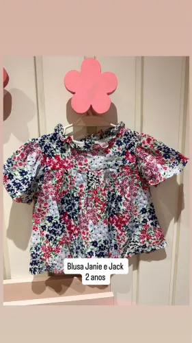 Blusa Janie e Jack - 2 anos - marca importada. Linda e elegante