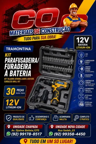 Parafusadeira/Furadeira tramontina