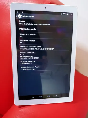 Tablet P10 Vermelho