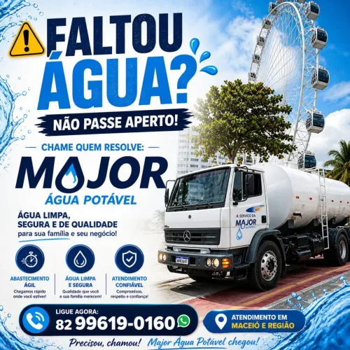 Caminhão pipa disponível 