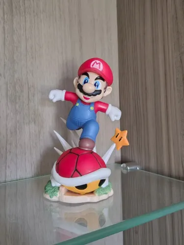 Action Figure Estátua Super Mario Bros - Impecável