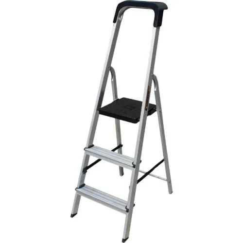 Escada em alumínio 3 degraus, 150 kg, ESC0023 BOTAFOGO