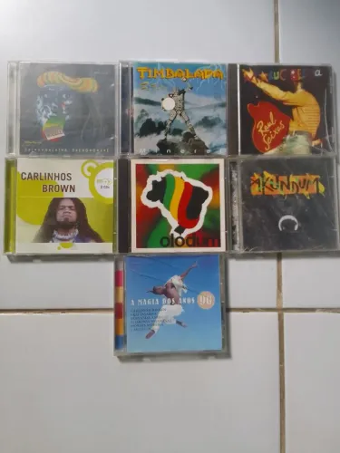 Lote com 7 cds originais!