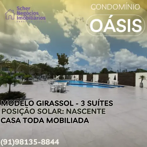 Excelente Casa no Condomínio Oásis - Ananindeua (MOBILIADA)
